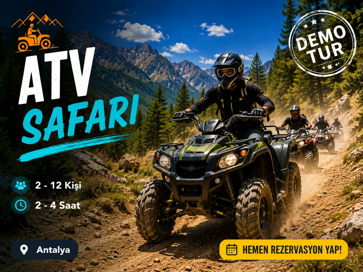 Antalya ATV safari turu