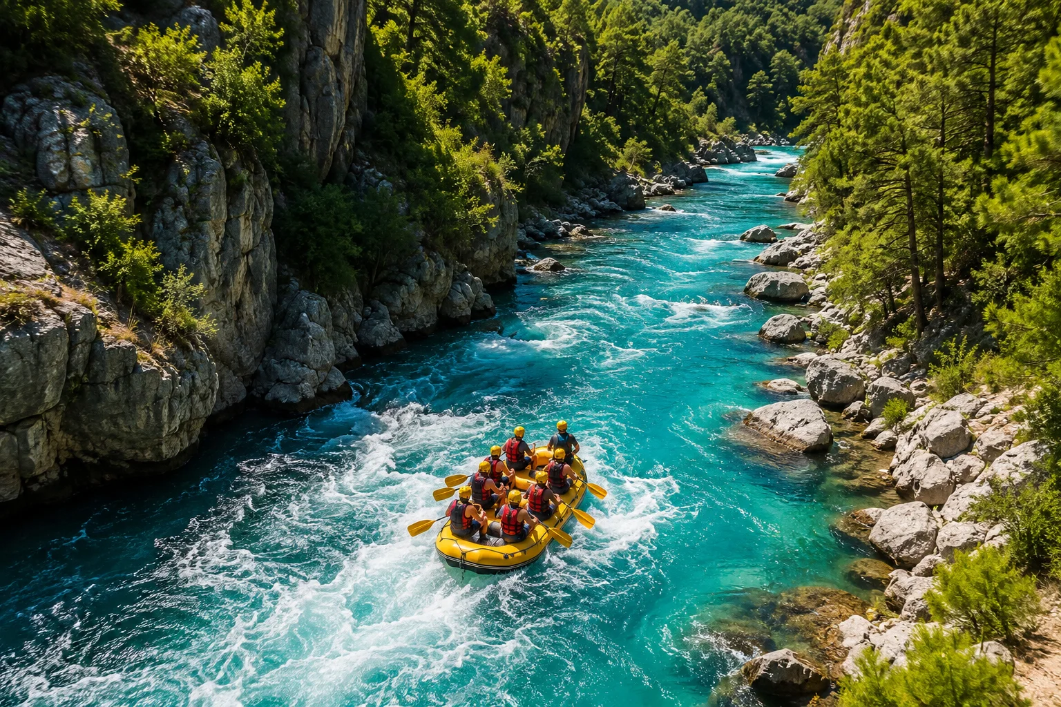 Rafting ve kanyon turu